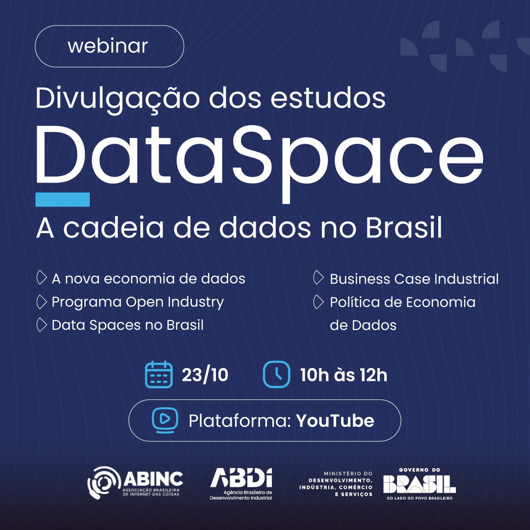Webinar ABDI — Divulgação dos Estudos de Data Spaces