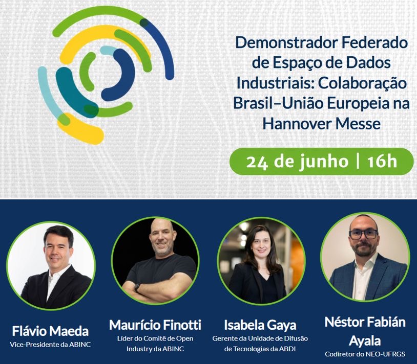 Webinar do Demonstrador Federado de Espaço de Dados Industriais Brasil–União Europeia